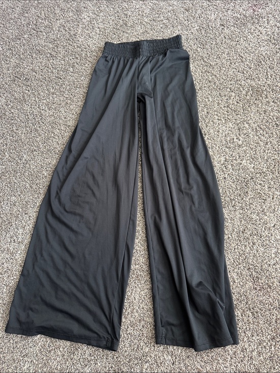 Saks Fifth Avenue Pants - Sokali dance pants Black Elastic-Waist Wide Leg Pants (ADULT SMALL)